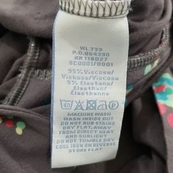 Boden Grey Floral Quarter Sleeve Dress - Picture 5 of 6